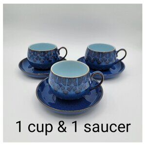 Denby England Midnight Cup & Saucer - One Set Listing 6